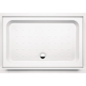 Coram - Universal Rectangular Shower Tray with Upstands & Waste - 4 Size Options Large Image