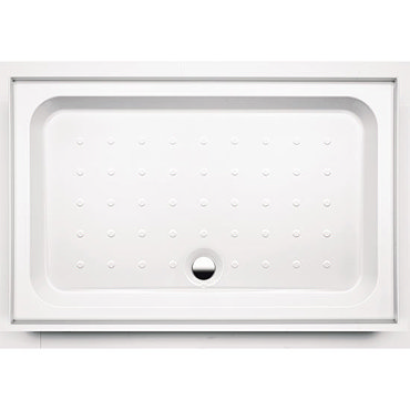 Coram - Universal Rectangular Shower Tray with Upstands & Waste - 4 Size Options Profile Large Image