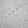 Corby Grey Stone Modular Effect Floor Tiles - 600 x 600mm