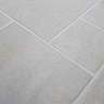 Corby Grey Stone Modular Effect Floor Tiles - 600 x 600mm