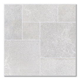 Corby Grey Stone Modular Effect Floor Tiles - 600 x 600mm