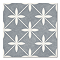 Corvus Blue Patterned Floor Tiles - 450 x 450mm