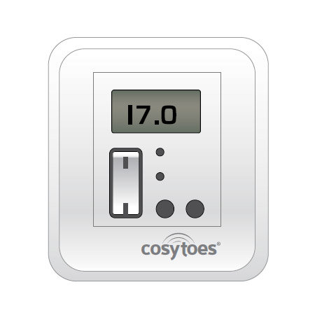 Cosytoes - 16 Amp Manual Thermostat for Underfloor Heating - MT1 Large Image