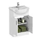 Cove 1050mm Vanity Unit Cloakroom Suite (Gloss White - Depth 300mm)  Profile Large Image