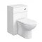 Cove 1050mm Vanity Unit Cloakroom Suite (Gloss White - Depth 300mm)  Feature Large Image