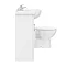 Cove 1150mm Vanity Unit Cloakroom Suite (Gloss White - Depth 300mm)  In Bathroom Large Image