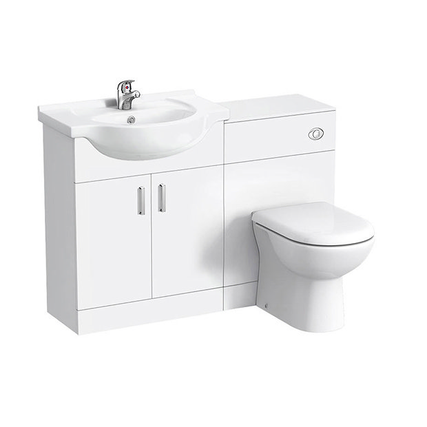 Cove 1150mm Vanity Unit Suite with Single Ended Bath | Victorian ...