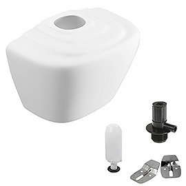 Cove 13.5 litre Ceramic Auto Cistern For 3 Urinals