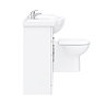Cove 1320mm Vanity Unit Suite + Tap (High Gloss White - Depth 330mm)  Newest Large Image