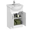 Cove 1850mm Double Basin Vanity Unit Suite (High Gloss White - Depth 300mm)  Profile Large Image
