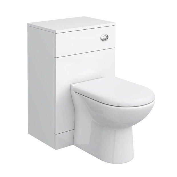 Cove 2020mm Bathroom Furniture Pack (High Gloss White - Depth 330mm)  Feature Large Image