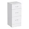 Cove 2020mm Bathroom Furniture Pack (High Gloss White - Depth 330mm)  In Bathroom Large Image