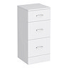Cove 2070mm Bathroom Furniture Pack (High Gloss White - Depth 330mm)  In Bathroom Large Image