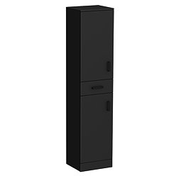 Cove 350 x 300mm 2 Door Tall Unit - Matt Black