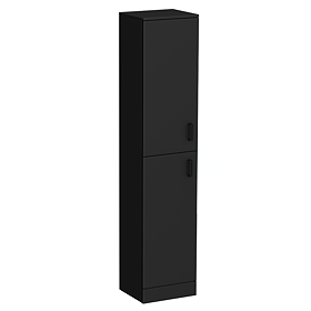 Cove 350 x 300mm 2 Door Tall Unit - Matt Black