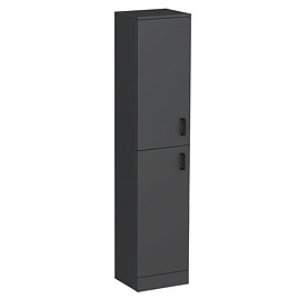 Cove 350 x 300mm 2 Door Tall Unit - Matt Black