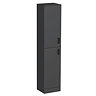 Cove 350 x 300mm 2 Door Tall Unit - Matt Black