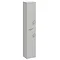 Cove 350mm Gloss Tallboy Unit (Gloss Light Grey - Depth 330mm) Large Image