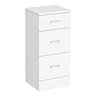 Cove 350x300mm White 3 Drawer Unit Large Image