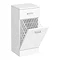 Cove 350x300mm White Laundry Basket Large Image