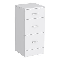 Cove 350x330mm White 3 Drawer Unit Large Image