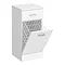 Cove 350x330mm White Laundry Basket Large Image