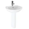 Cove 4 Piece Bathroom Suite (Comfort Height Toilet w. Basin) Standard Large Image