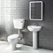 Cove 4 Piece Bathroom Suite (Low Level Toilet incl. Lever Cistern w. Basin) Large Image