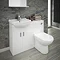 Cove 550 Complete Modern Bathroom Package (Inc. Standard Shower Bath)  Profile Large Image