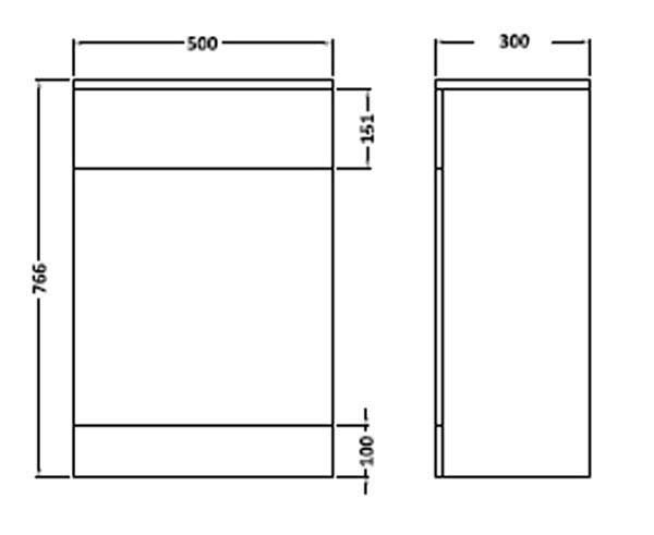 1500 x 700 Standard Bath