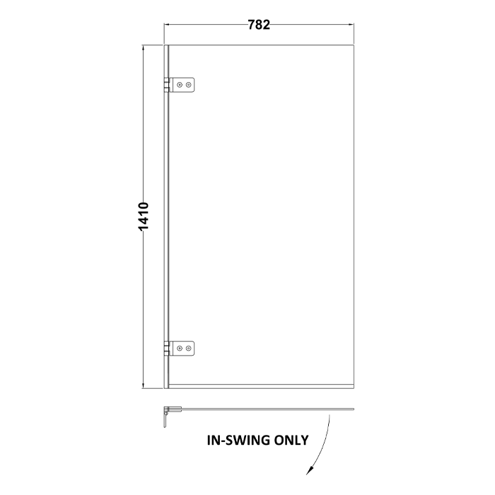 1500 x 700 Standard Bath