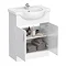 Cove 6 Piece Vanity Unit Bathroom Suite (High Gloss White - Depth 330mm)  Feature Large Image