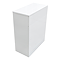 Cove 600 PVC BTW Toilet Unit Gloss White with Pan and Cistern (Depth 300mm) 100% Waterproof