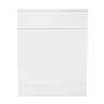 Cove 600mm PVC WC Unit Gloss White - 100% Waterproof