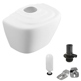 Cove 9 litre Ceramic Auto Cistern For 2 Urinals Large Image