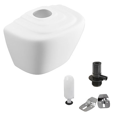 Cove 9 litre Ceramic Auto Cistern For 2 Urinals  Profile Large Image