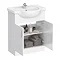 Cove Bathroom Furniture Pack (5 Piece - White Gloss)  Feature Large Image
