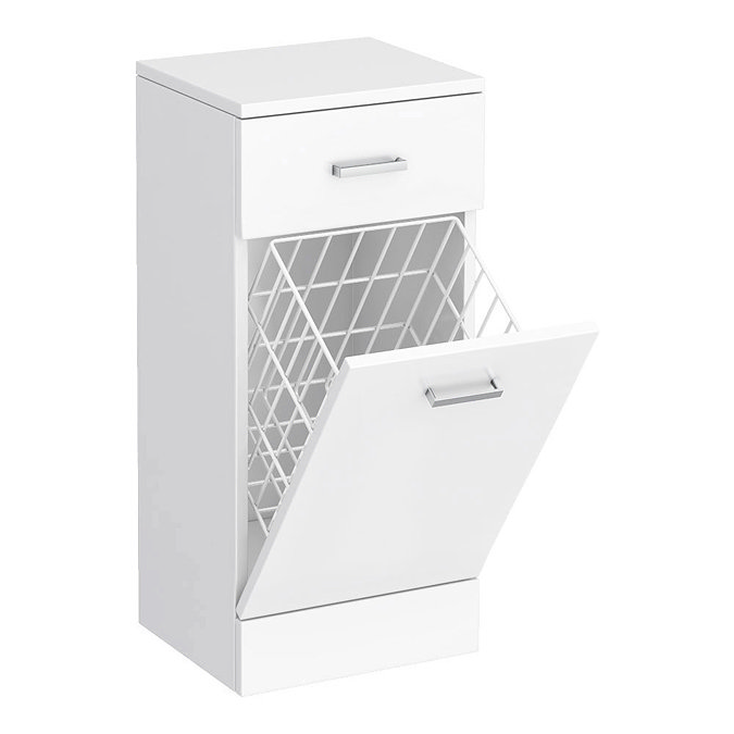Cove Bathroom Furniture Pack (5 Piece - White Gloss)  Standard Large Image
