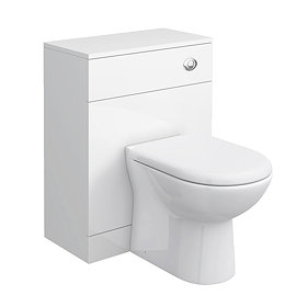 Cove 600mm BTW Toilet Unit Inc. Cistern + Soft Close Seat (Depth 300mm) Large Image