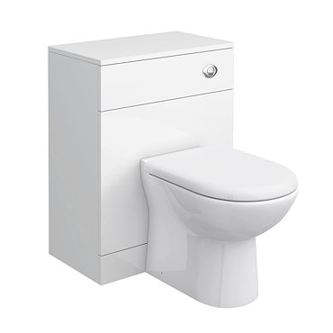Cove 600mm BTW Toilet Unit Inc. Cistern + Soft Close Seat (Depth 330mm)  Profile Large Image