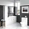 Cove 500mm BTW Toilet Unit Inc. Cistern + Soft Close Seat (Depth 330mm)  Feature Large Image