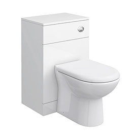 Cove 500mm BTW Toilet Unit Inc. Cistern + Soft Close Seat (Depth 330mm) Medium Image