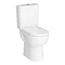 Cove Comfort Height Close Coupled Toilet + Soft Close Seat Large Image
