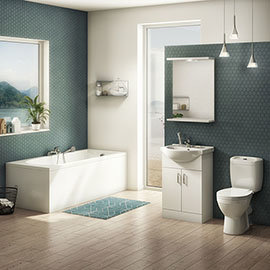 Cove Complete Bathroom Suite Medium Image