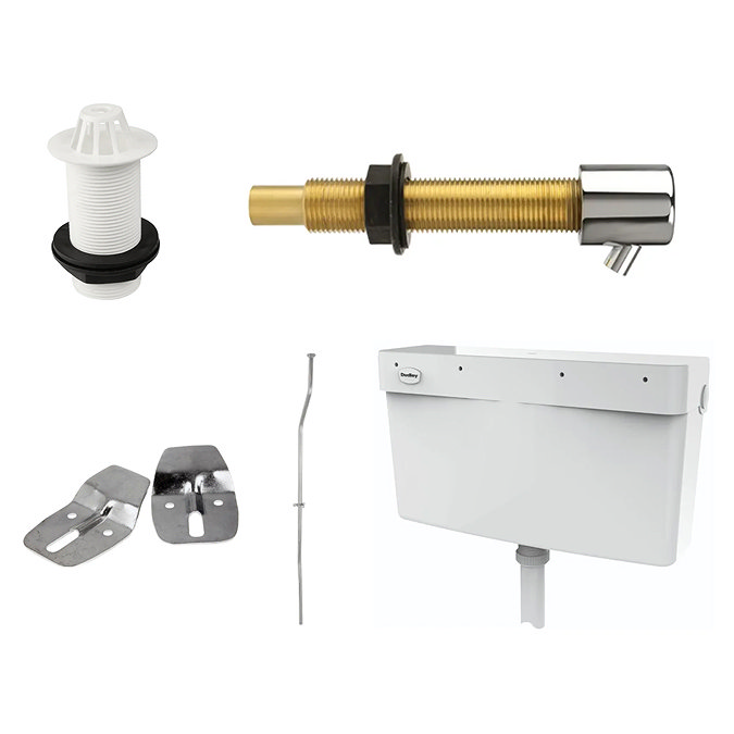 Cove Concealed Urinal Pack with 1 x 400mm Urinal Bowl + Plastic Cistern Feature Large Image