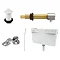 Cove Concealed Urinal Pack with 1 x 400mm Urinal Bowl + Plastic Cistern Feature Large Image