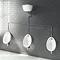 Cove Exposed Urinal Pack with 3 x 400mm Urinal Bowls + Ceramic Cistern Large Image