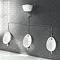 Cove Exposed Urinal Pack with 3 x 500mm Urinal Bowls + Ceramic Cistern Large Image