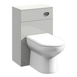 Cove Light Grey 500x300mm BTW Toilet Unit Inc. Cistern + Soft Close Seat Medium Image