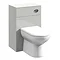 Cove Light Grey 500x330mm BTW Toilet Unit Inc. Cistern + Soft Close Seat Large Image